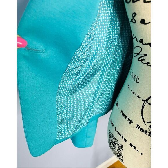The Limited Women's XS Aqua Blue Single Button Blazer Jacket Workwear Fitted - Picture 4 of 8
